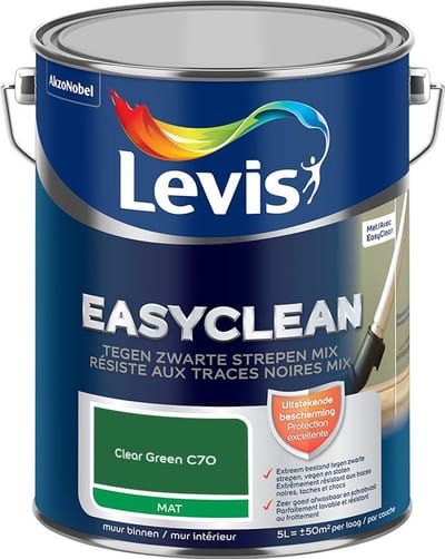 Levis - Easyclean Tegen Zwarte Strepen Mix - Clear Green C70 - Mengverf - 5 L