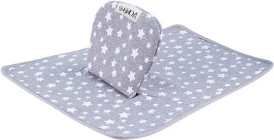 Baby Trainingskussen - Zindelijkheidstrainer - Potjestraining Ondersteunen - Super Absorberend Herbruikbaar - 30x18 cm - Wit Ster