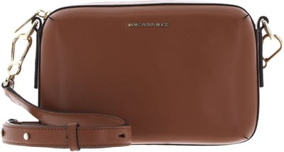 MANDARINA DUCK Leren Schoudertas Luna Crossover Caramel Cafe Bruine