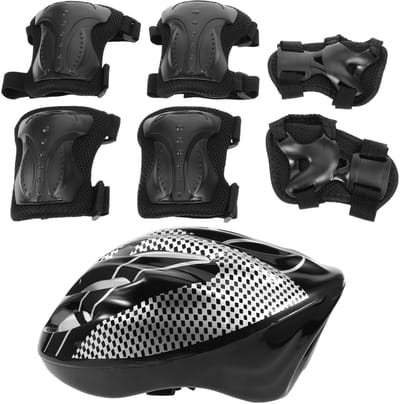 Sport Beschermingsset - Veiligheidsuitrusting - Buitenactiviteiten Beschermen - Compleet Pakket - 1 Set - Zwart