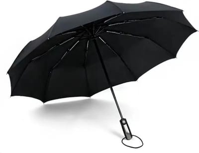 Nivard Moderne Stormparaplu - Opvouwbaar - Windproof Paraplu - Stormproef - Automatisch Uitklapbaar - Umbrella - Zwart