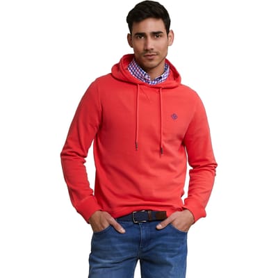 River Woods Fancy Hoodie Pomegranate Size: M | Hoodies Outlet | Heren |