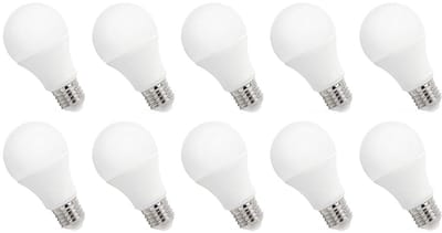 Spectrum LED Lamp E27 4.9W - 230V - 450 Lumen - 3000K Warm wit - Gezellig licht - Energiezuinig - 10 stuks