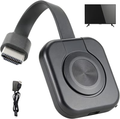 Draadloze HDMI Adapter voor 4K HD Schermspiegelen, Compatibel met Android, Windows en TV's