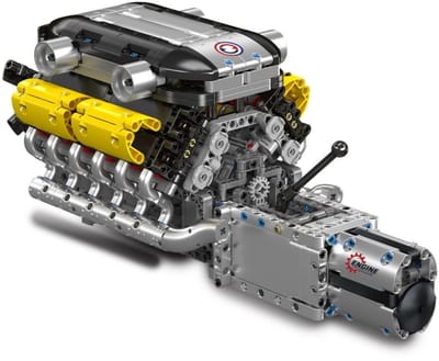 Mould King 10202 Lambo V12 Formule 1 speed engine bouwset | F1 Racing champions icons modelbouw | Classic creator speelgoed ideas voor expert volwassenen & kinderen | Transmissie motor niet geschikt voor Lego technic | Bouwdoos met 1260 bouwstenen