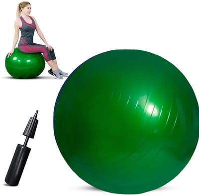 Padisport - Yoga Bal - 55 Cm - Zwangerschapsbal - Yoga Bal Inclusief Pomp - Fitnessbal - Pilates Bal - Yoga Bal Groen - Yoga Bal Cm - Yoga - Fitness - Groen