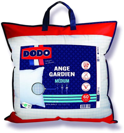 Vente-unique Hoofdkussen DODO - Totale bescherming tegen huismijt - 60 x 60 cm - ANGE GARDIEN