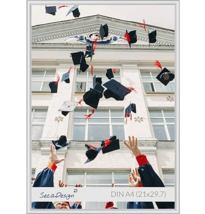 Fotolijst - SecaDesign - A4 Fotomaat - Zilver - Posterlijst 21x29,7 cm