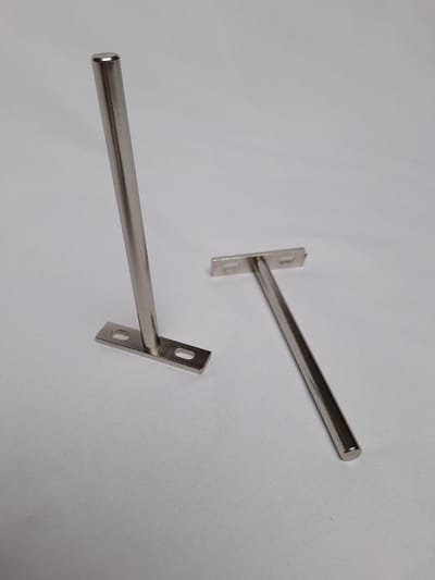 Hoeks - Plankdragers - blinde montage - 150mm - Onzichtbare wandplank plankdrager - 2 stuks