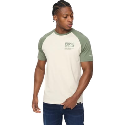 Crosshatch Heren Bretsby T-Shirt (Olijf)