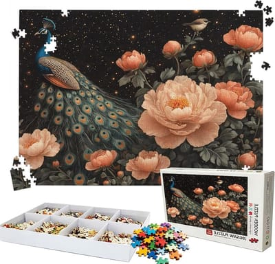 Houten Puzzel - Legpuzzel Volwassenen - Ontspannen Hobby - Dikke Stabiele Stukjes - 3000 Stukjes - Kleurrijk