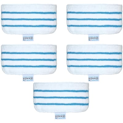 Mop Pads Vervanging voor Black + Decker Steam Mop FSM1610/FSM1630 Wasbare Dweilpad 5 pcs