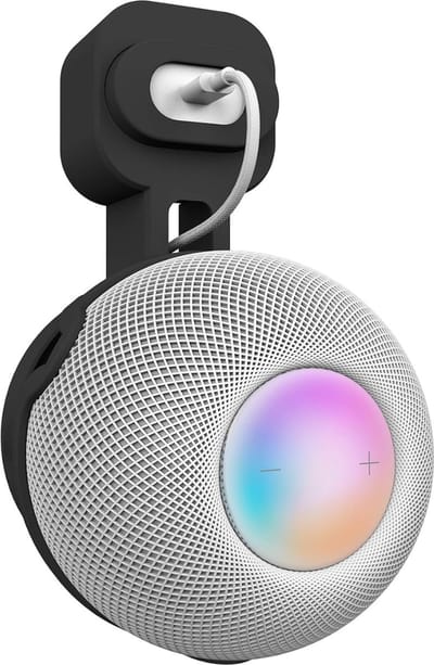 Homepod Houder – Luxe Houder – Muurbeugel – voor een Betere Geluidservaring – Speaker Stand - Perfect Kabelbeheer - Zwart