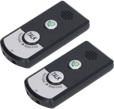 Dailygoody - Draadloze Intercom - Tweeweg Spraakintercom - Super Lange Afstand - Waterdicht - Deurbelsysteem - Thuiscommunicatie - 2 Stuks