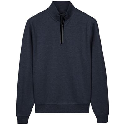 Baileys Trui Sweatshirt Half Zip Subtle Faux-Uni Navy / male