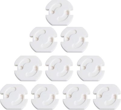 Knaak Stopcontact Beveiliging 10 Stuks - Zelfklevend - Bescherming - Kind - Baby - Veiligheid - Wit