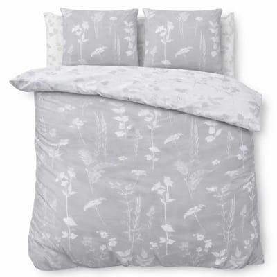Decoware Dekbedovertrek Silhouette Leaves 200x220 cm - Microvezel - Botanisch Thema - Met Kussenslopen - Tweepersoons