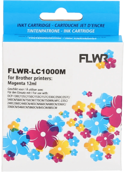 FLWR - Cartridges / Brother LC-970M / LC-1000M / magenta / Geschikt voor Brother