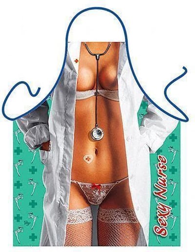 Benza Schort Sexy Nurse/Zuster - Sexy/Leuke/Grappige/Mooie Keukenschort