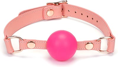 Liebe Seele - Pink Dream Leren Ball Gag