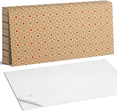 Coloray Plaktegels - Bloemenpatroon in een gaas Zelfklevende Wandtegels - 40 cm x 20 cm - Beige Plaktegels - 10 stuks - Rechthoek PVC Tegels - Plaktegels Badkamer - Vloertegels Zelfklevend - Vinyltegels Vloer Zelfklevend - Portugese Tegels