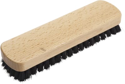 Uitpoetsborstel (glad leer) voor schoenen (borstel voor uitpoetsen) - Zwart