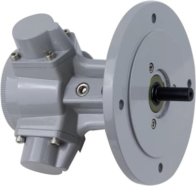 Luchtmotor - Pneumatische motor - Industrieel gebruik - Explosieveilig - 096 Nm koppel - Zilver
