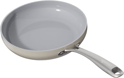 Safecourt Kitchen Keramische koekenpan - Ø 24 Pan - Inductie, Elektrisch, Keramisch & Gas - PFAS & PTFE vrij