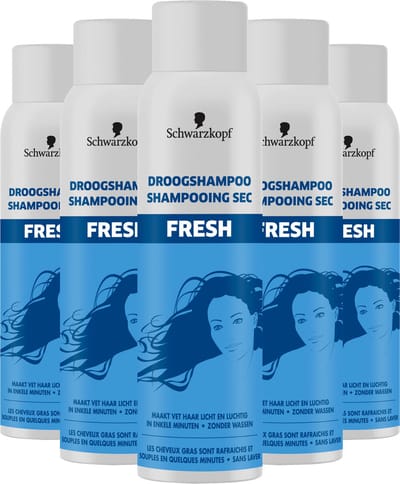Schwarzkopf Droogshampoo Fresh 5x 150ml - Voordeelverpakking