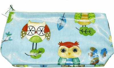 Vagabond - Toilettas - Medium Sack - "Olly" - Afwasbaar - Gelamineerd Katoen - afmeting: 29 x 8 x 15 cm.