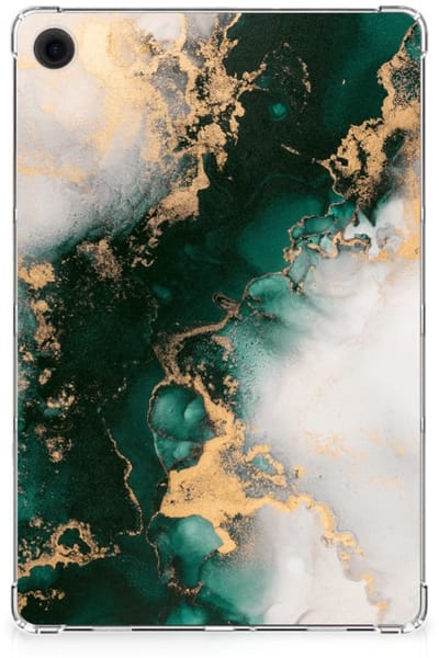 Tablet Back Cover voor Samsung Galaxy Tab A9 Plus Marmer Groen