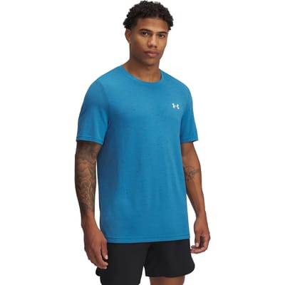 UNDER ARMOUR - vanish seamless ss-blu - Training t-shirt korte mouw heren - Blauw