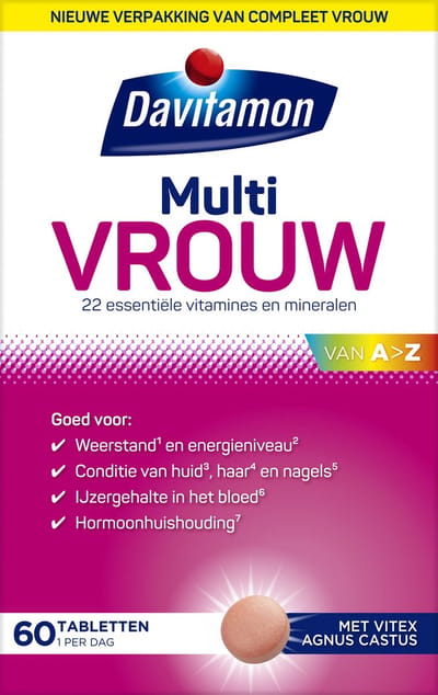 Davitamon Multi Vrouw - 2 x 60 capsules - Voordeelverpakking