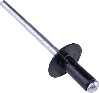 Blindklinknagels - Popnagels - Metaal Bevestigen - Platte Flens - 4x10mm 50 Stuks - Zwart