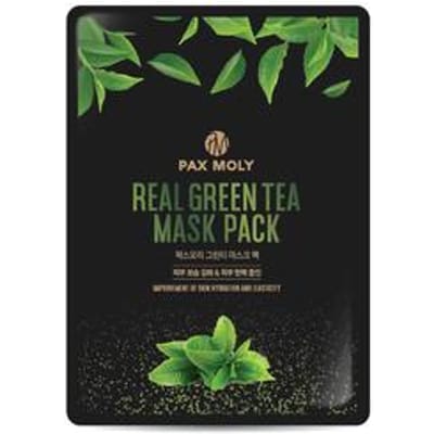 Pax Moly Real Green Tea Mask Pack 25 ml - Maska w płachcie łagodząca z ekstraktem z zielonej herbaty