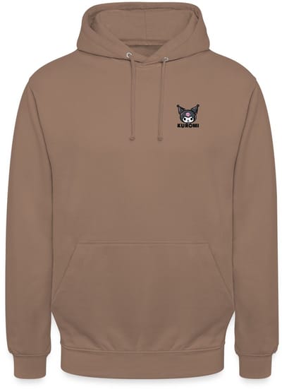 Kuromi Geborduurd Portret Hoodie Unisex