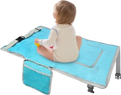 Vliegtuig Kinderbed - Reis Slaapmat - Comfortabel Vliegen - Opvouwbaar Antislip - 76x43x2.5 cm - Multicolor