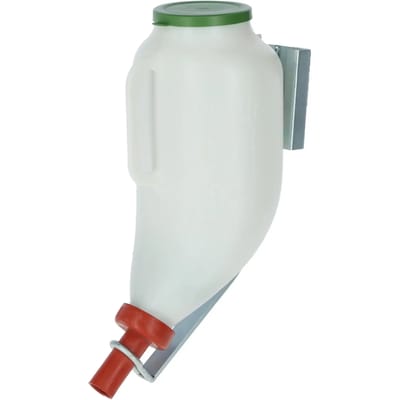 Kerbl Handschoenhouder met veer - Voor wegwerphandschoenen - RVS - 24,5 cm x 13,5 cm x 11 cm