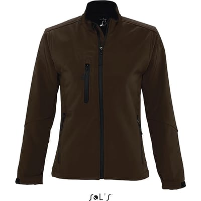 SOL'S Women´s Softshell Jacket Roxy L863 - Dark Chocolate - L