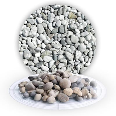 Decoratieve Kiezelstenen - Siergrind Natuurlijk - Tuin Aankleden - Mediterraanse Look - 16-32 mm - Naturel Geel