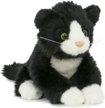 Pluche poes knuffeltje - 18 cm - kat/katten - speelgoed knuffels