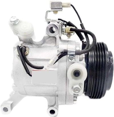 Auto AC Compressor - Airco Pomp - Koeling Verbeteren - Variabele Frequentie - 4 Groeven - Aluminium