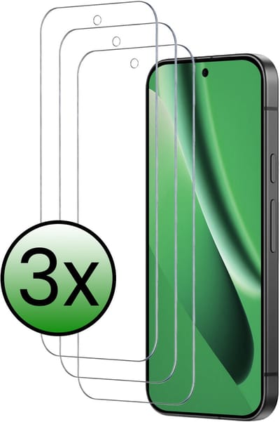 Screenprotector - 3 Stuks Geschikt voor Google Pixel 10a - Extra Sterk - Beschermglas - Gehard Glas - Tempered Glass - Screen Protector