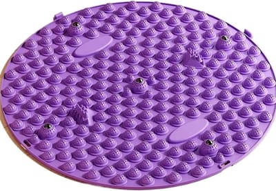 Voet Massagekussen - Drukplank Acupressuur - Ontspanning en Welzijn - Stimuleert Drukpunten - 53 cm - Paars