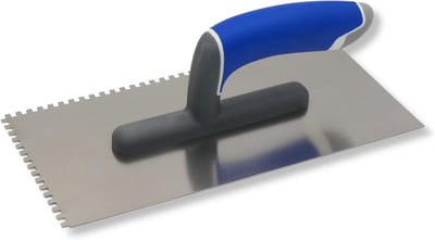 Tandspaan - Getande Lijmkam - Tegels Lijmen - Ergonomische Greep - 4x4mm 270x130mm