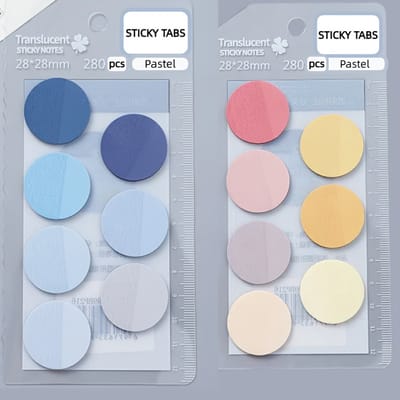 VANDAAG VERZONDEN - 560 Post-it's - Cor&Sinho® - Post-It - Transparante Notes - Bladwijzers - Biblejournaling - Boektabs - Notitiestickers - Markeertabs - Journaling - Organizer