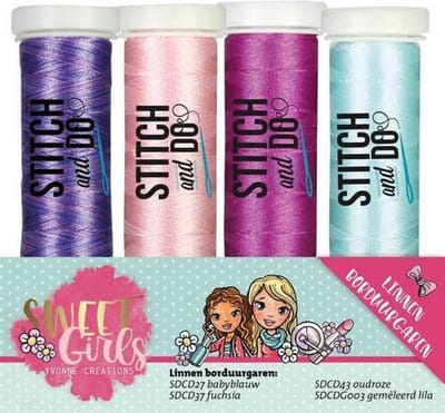 Stich and Do Garenset - Yvonne Creations - Sweet Girls