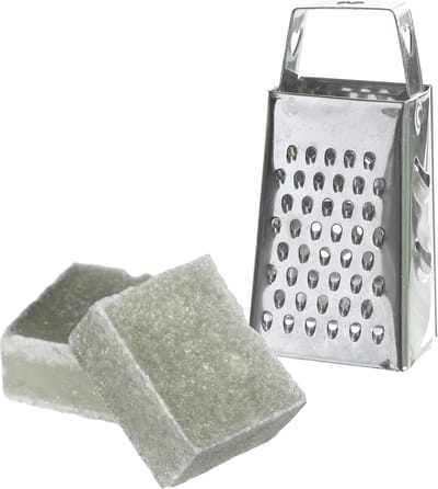 Ideas4seasons Amberblokjes/geurblokjes cadeauset - jasmijn geur - inclusief mini rasp