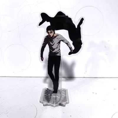 Attack on Titan Acryl Staand Eren Mikasa Levi Erwin Armin Anime Actiefiguren Wolf Titan 16cm Model Speelgoed Decoratie Speelgoed Voor Kind 15cm