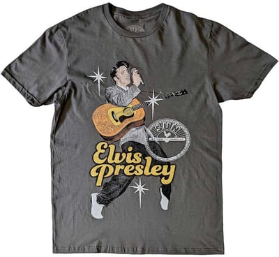 Elvis Presley - Elvis Toes Heren T-shirt - S - Grijs